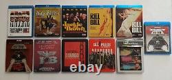 Lot Of 9 Blu-ray Steelbooks + 2 Blu-ray Integral Quentin Tarantino 10 Films