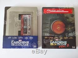 Lot Steelbook The Guardians Of The Galaxy Vol 1 And Vol 2 Edition Fnac