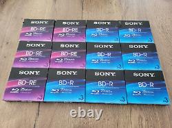 Lot of New Sony Blank Blu-ray Discs in Blister Pack