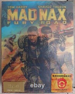 Mad Max Fury Road Hdzeta Lenticular Fullslip 3d Blue-ray Steelbook New/new Rare