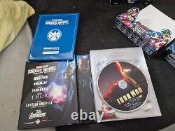 Marvel Cinematic Universe Blu-ray Box Set Phase 1/2/3 Part 1 and 2 22 Movies