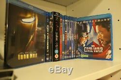 Marvel Cinematic Universe Pack Blu Ray Phase 1 + 2 + CIVIL War