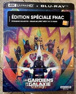 Marvel Guardians of the Galaxy 3 4k Special Edition Fnac Blu Ray New + Booklet