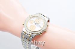 Men’s SEIKO 5T52 7A00 World Time Quartz Gold-Tone Alarm Multifunction Watch
