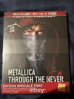 Metallica Through The Never French Exclusive 4-disc Set Blu-ray 3D/2D + 3 DVDs New