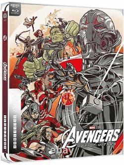 Mondo 8 Marvel Steelbook Avengers Iron Man Thor Ant Man Guardians 4k Uhd Blu-ray