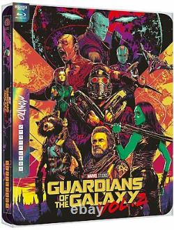 Mondo 8 Marvel Steelbook Avengers Iron Man Thor Ant Man Guardians 4k Uhd Blu-ray