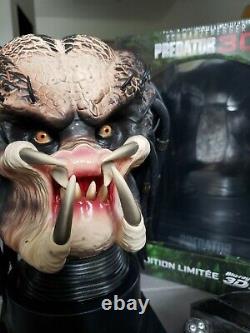 New Predator Bust Head With Blu Ray 3d DVD Limited Edition Collector