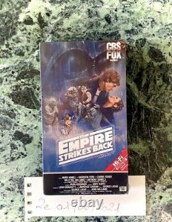 New Vintage Star Wars The Empire Strikes Back USA Sealed 1984 Cbs Fox Vhs Video