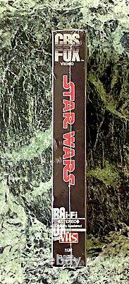 New Vintage Star Wars (new Hope) Sealed USA 1984 Cbs Fox Red Label Vhs Video