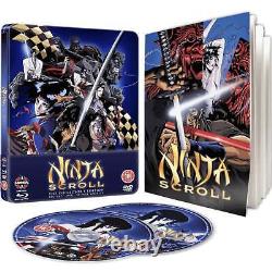 Ninja Scroll Steelbook Blu-ray Jubei Ninpucho Limited Edition Uk Impor
