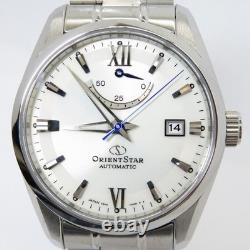 Orient Star RK AU0006S automatic analog wristwatch silver