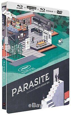 Parasite 2500 Ex Collector Steelbook Blu-ray + Blu-ray + DVD + 4k Hdr Storyboard