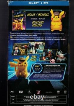 Pokemon Detective Pikachu Deluxe Edition Blu-ray Disc + DVD - RARE