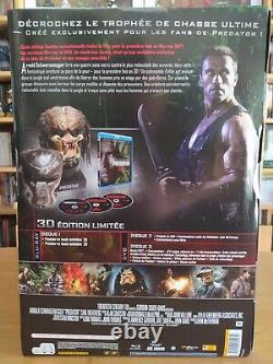 Predator 3d Edition Limited Blu Ray 3d Version French Predator Head