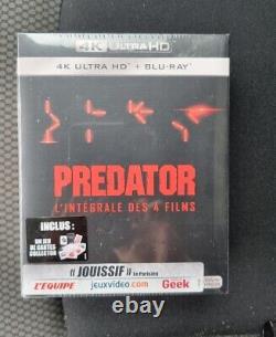 Predator Box Set: The Complete 4 Film Collection Blu-Ray 4K New
