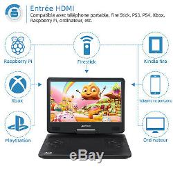 Pumpkin 14 Inch Portable DVD Player Blu Ray Full Hd 1080p Hdmi Dolby Usb To