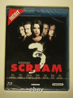 Rare! Blu-ray Scream 3 Wes Craven French Edition New Sub Blister
