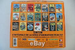 Rare Coffret Edition Collector Tintin Limited Edition 21 DVD