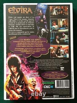 Rare Elvira Mistress Dark 1988 Blu-ray DVD Bluray Mediabook Leatherbook Sideshow