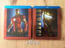 Rare Lot Bluray Steelbook Marvel Iron Man Blufans Lenticular & Futureshop