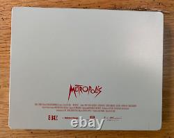 Rare Steelbook Blu Ray + DVD Metropolis Booklet 56 Pages (eureka)