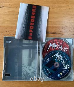 Rare Steelbook Blu Ray + DVD Metropolis Booklet 56 Pages (eureka)