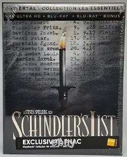 Schindler's List Collector's Edition Web Exclusive Fnac 4K Blu-ray