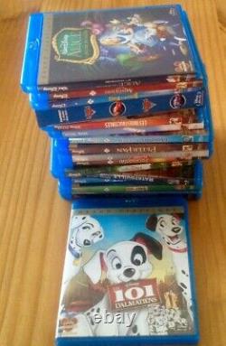 Set Of 18 Disney Blu-rays