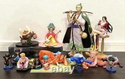 Set of 11 ONE PIECE figures Zoro Hancock Luffy Doflamingo Oden Hiyori Law