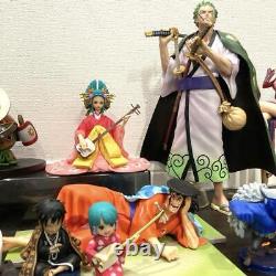 Set of 11 ONE PIECE figures Zoro Hancock Luffy Doflamingo Oden Hiyori Law