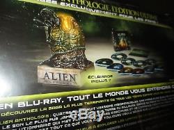 Sideshow-alien Statue & Egg Set With Lighting-blu Ray & Dvd-under Cello
