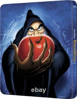 Snow White And Seven Dwarfs Steelbook Blu-ray 2014 Zavvi Limited Region B, C