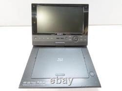Sony BDP-SX910 Portable Blu-ray DVD Player 9-Inch LCD Screen Tested Japan