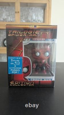 Sony Pictures Spider-Man Trilogy Blu-ray Collector’s Edition 3 Films + Funko Pop