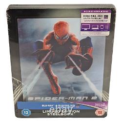 Spider-man 2 Steelbook Lenticular Blu-ray Zavvi Limited Edition 2016 Region B