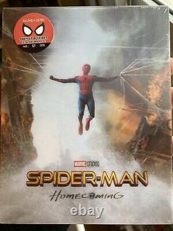 Spider-man Homecoming Blufans Oab Double Lenti 4k Steelbook 167/300 New