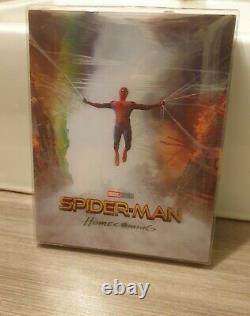 Spider-man Homecoming Blufans Oab Steelbook Blu-ray 4k+2d Double Lenti