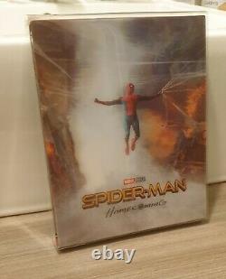 Spider-man Homecoming Blufans Oab Steelbook Blu-ray 4k+2d Double Lenti
