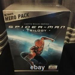 Spider-man Trilogy Box Blue-ray Ultimate Hero Pack Figure Venom New