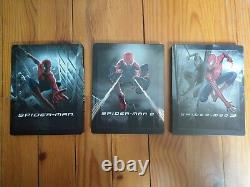 Spiderman 1 2 3 Trilogy Sam Raimi Edition Steelbook Topito Very Rare