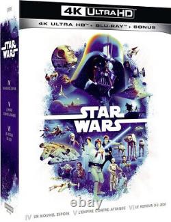 Star Wars Episodes 4-6 4K Ultra HD + Blu-ray + Blu-ray bonus NEW in blister pack