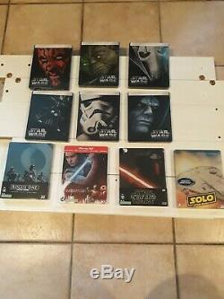 Star Wars The Complete Steelbook 1.2.3.4.5.6.7.8.9 And 10 Nine Blister Vf