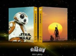 Steelbook Blufans No. 4-1-click Star Wars The Force Awakens VII 3d Very Rare