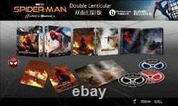 Steelbook Blufans Spider-man Homecoming Double Lenti 4k 3d 2d Nine / New