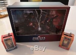 Steelbook CIVIL War DL Iron Man Blufans + Captain America + Fs + Box + Keychains