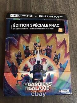 Steelbook + Guardians of the Galaxy 3 Book FNAC NEW SEALED IN BLISTER 4k Ultra HD Blu-ray
