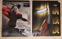 Steelbook Iron Man + Thor Dark World Edition 1/4 Slip Blufans