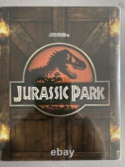 Steelbook Jurassic Park 1 A 3 Zavvi First Embossed Editions + 4k Disc Fr