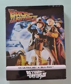 Steelbook Trilogy Back to the Future 1 2 3 (I II III) 4k Ultra HD + 2D + bonus